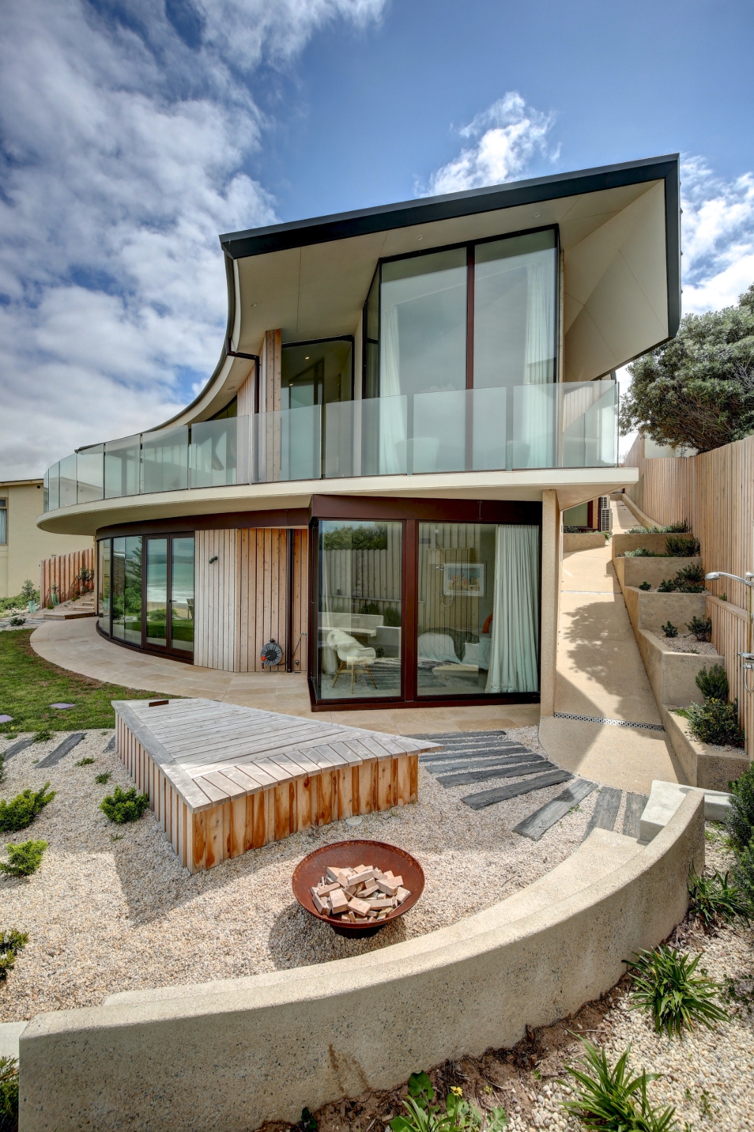 Copper Shack — Port Elliot, rear elevation and deck
