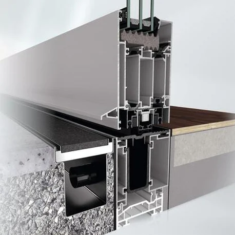 Cutaway render of the AD UP 75 leaf profile and insulation