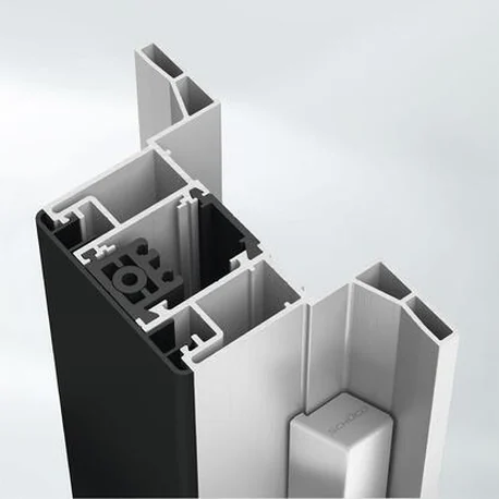 Render of the AS PD 75.HI profile set with the concealed outer frame