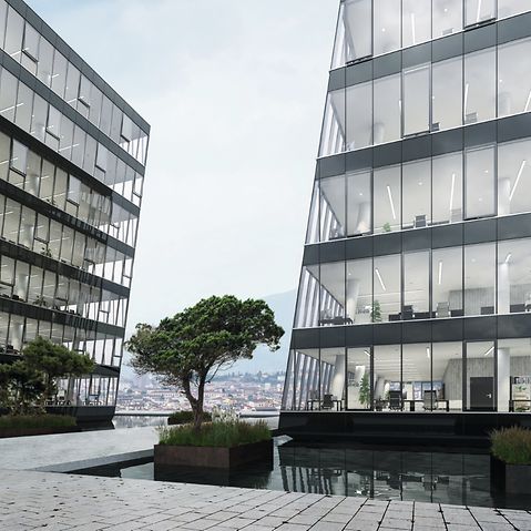 Schüco FWS 35 PD — Mullion-Transom Curtain Wall — Panorama Design