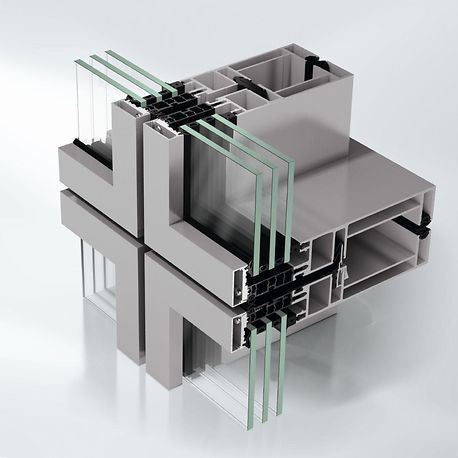 Schüco AF UDC 80 — Unitised Façade