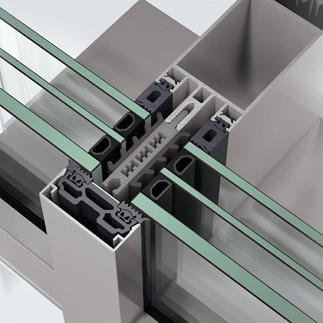 Schüco FWS 50 — High-Performance Mullion/Transom Façade